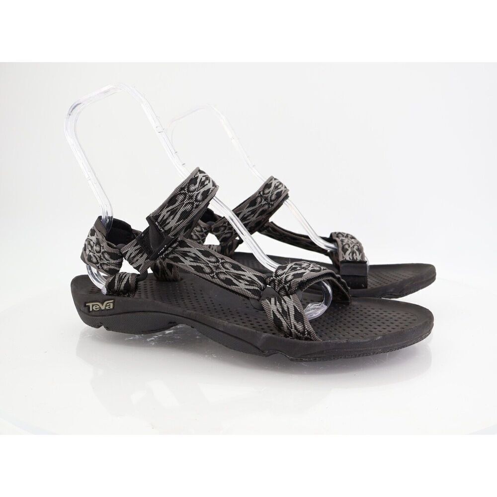 Teva Women's Hurricane IV Sandal Size 12 Strappy Adjustable Sport Outdoor Black